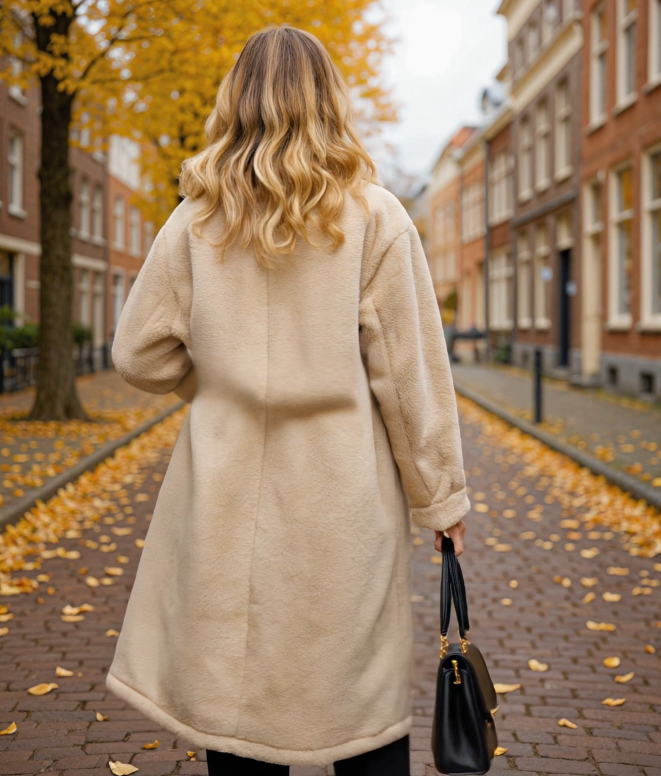 Tahlia | Luxe Lange Teddy Winterjas voor Dames met Comfortabele Pasvorm