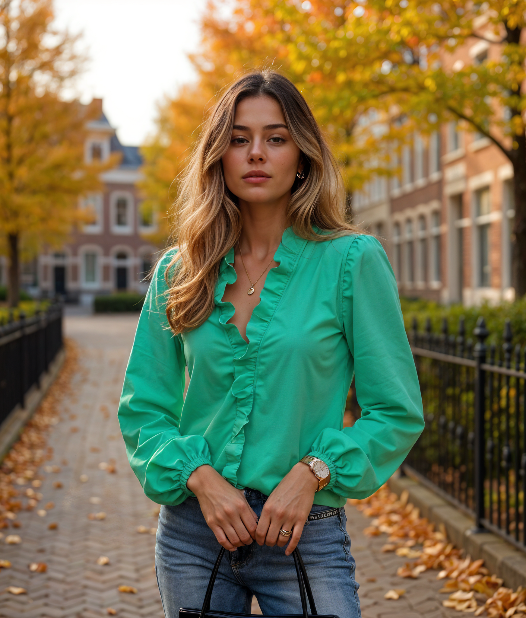 Veerle | Stijlvolle Witte Dames Blouse met Korte Mouwen voor Elke Gelegenheid