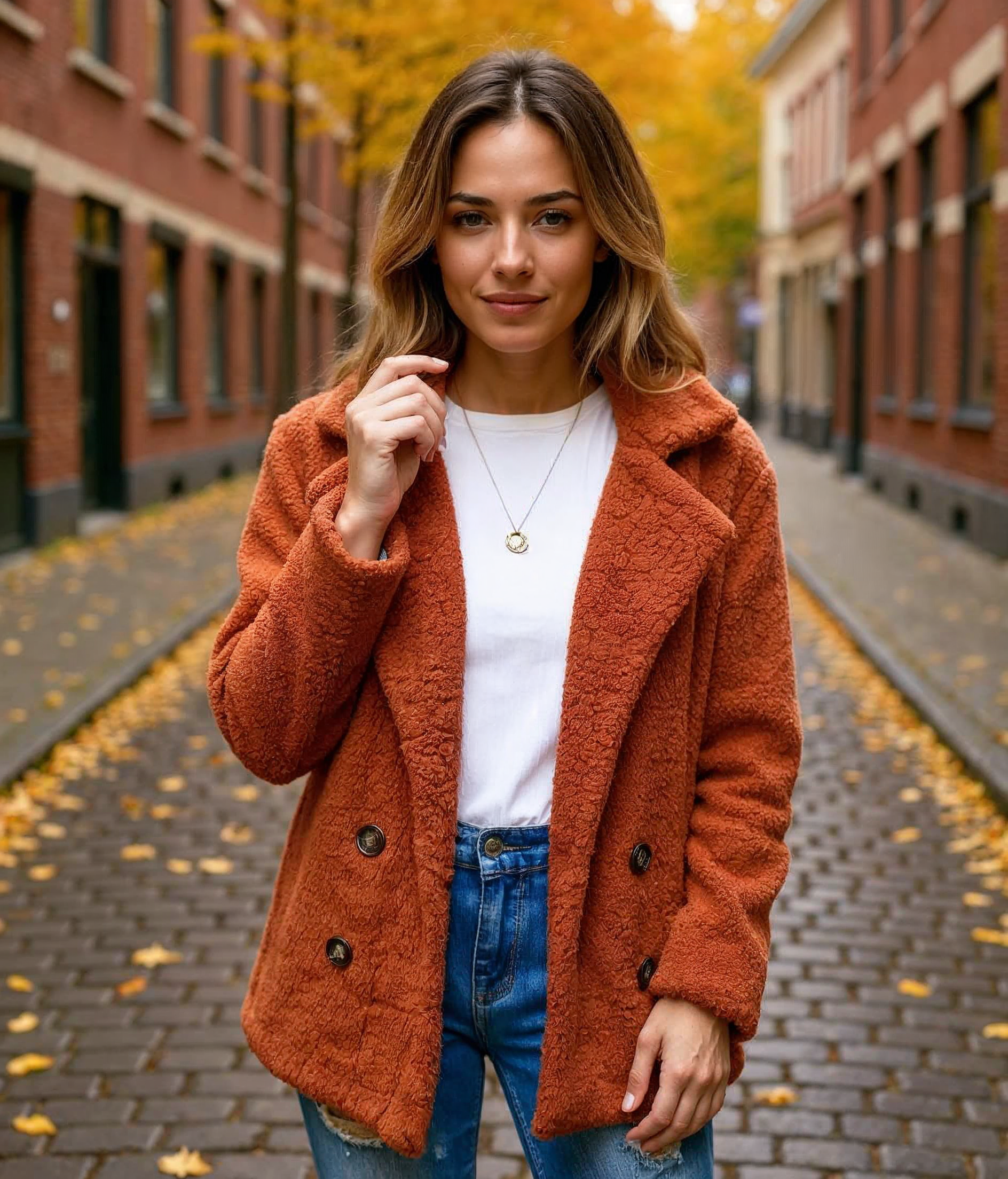 Verena l Korte Dames Jas in Wit, Lichtgrijs, Karamel en Koffie – Modieuze Zomerjas met Knopen en Comfortabele Pasvorm