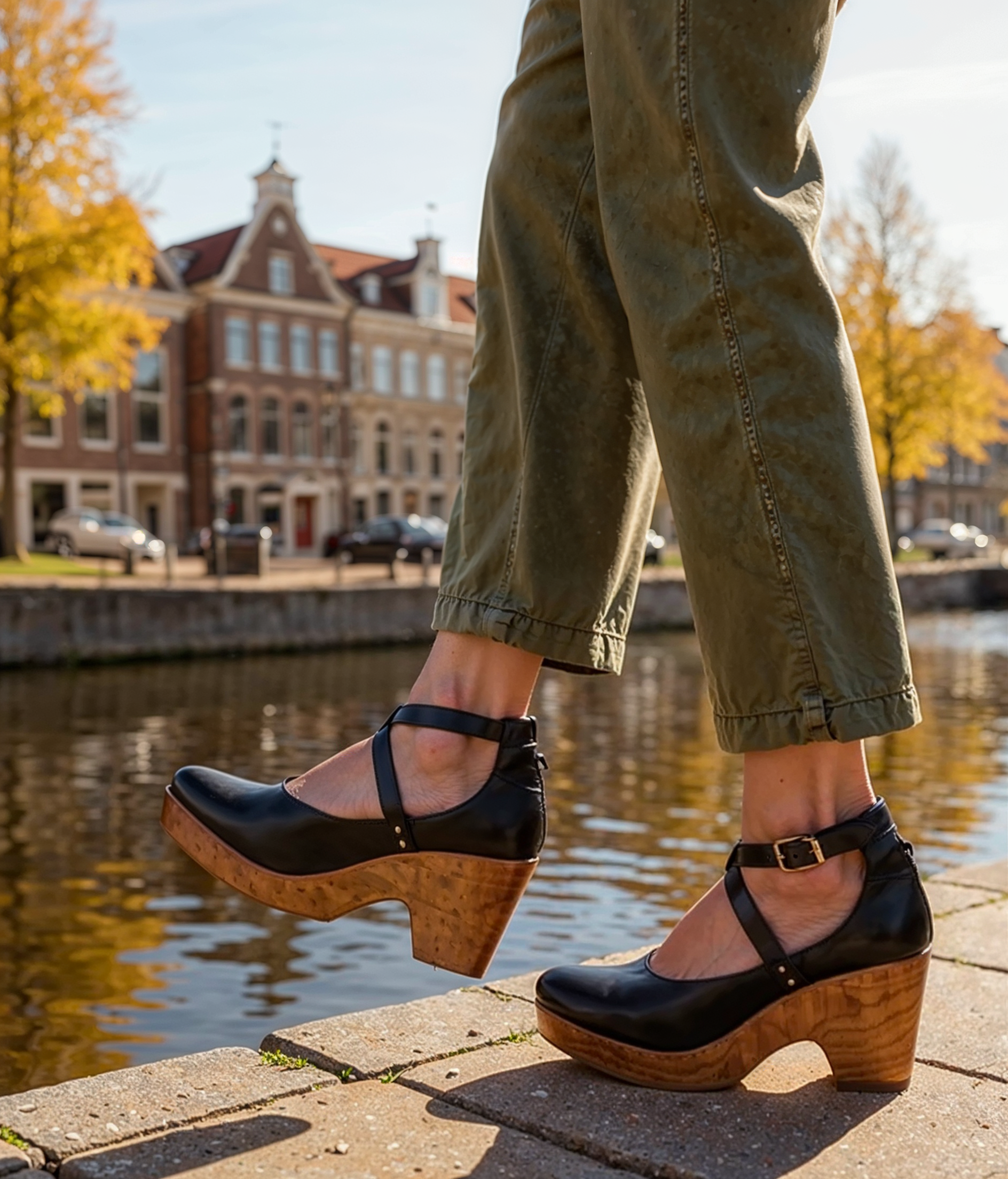 Viola  l Elegante Dames Schoenen met Hoge Hakken – Comfortabel PU en Rubber Zool, Bruin, 8 cm Hakhoogte