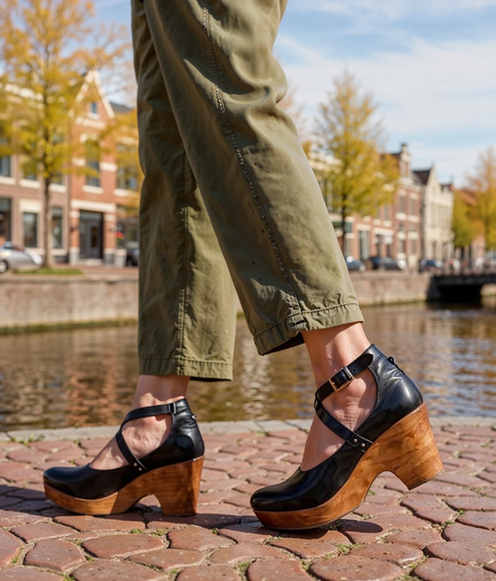 Viola  l Elegante Dames Schoenen met Hoge Hakken – Comfortabel PU en Rubber Zool, Bruin, 8 cm Hakhoogte