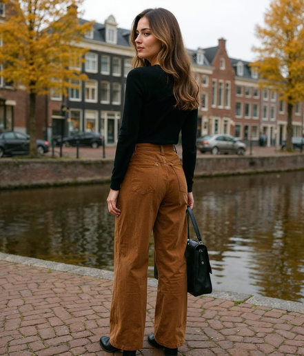 Wilma l Elegante Damesbroek Hoge Taille – Tijdloze Zomerstijl voor Dames, Perfecte Pasvorm en Comfortabele Materiaal