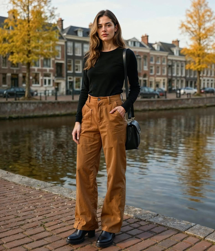 Wilma l Elegante Damesbroek Hoge Taille – Tijdloze Zomerstijl voor Dames, Perfecte Pasvorm en Comfortabele Materiaal