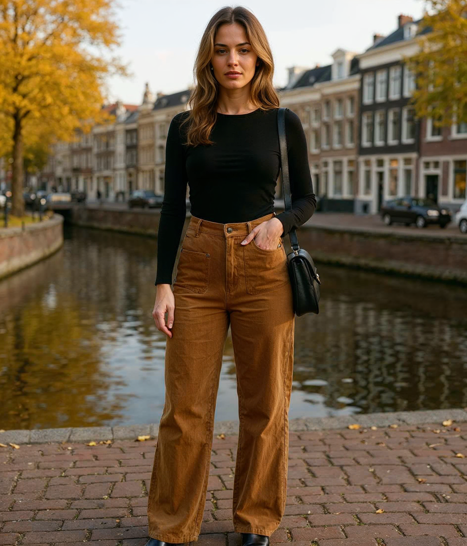 Wilma l Elegante Damesbroek Hoge Taille – Tijdloze Zomerstijl voor Dames, Perfecte Pasvorm en Comfortabele Materiaal