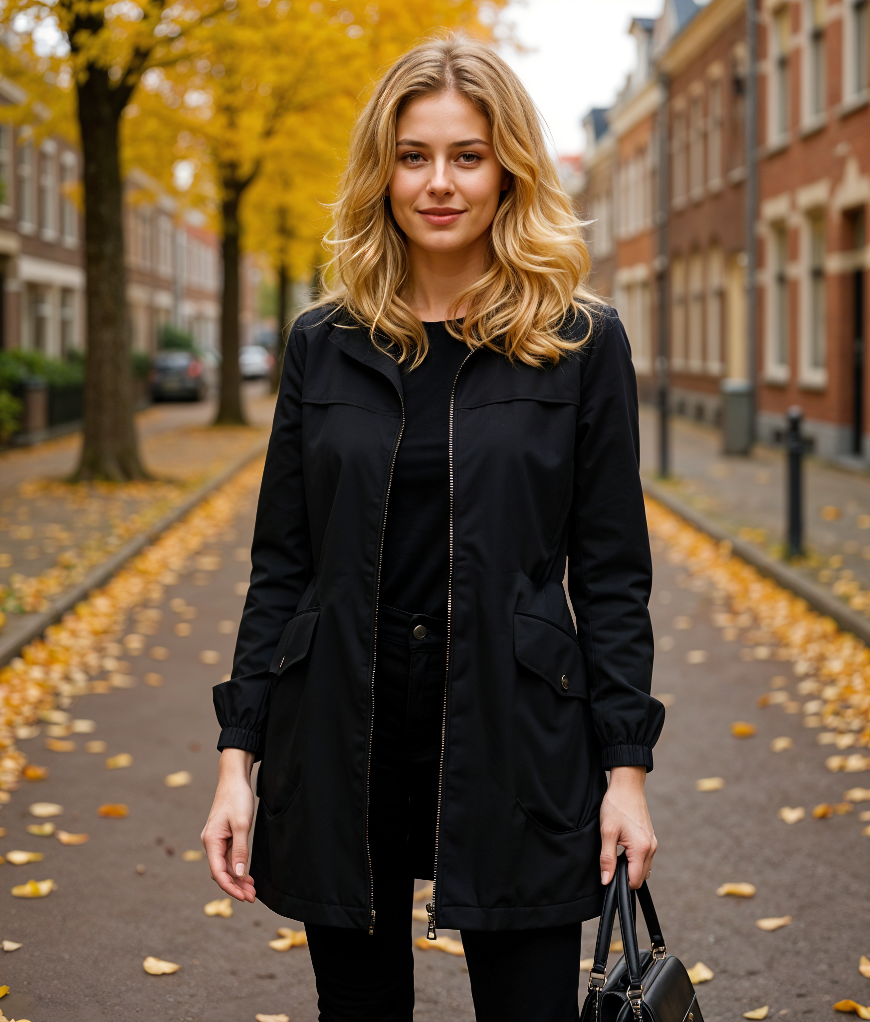 Zivy | Dames Trenchcoat met Verstelbare Taille en Ruime Voorzakken