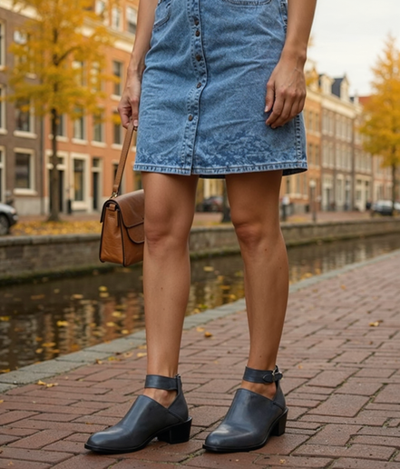 Yuna l Elegante Zomerschoenen Dames van Hoogwaardig PU-Leder met Comfortabele Zool en Gripvast Profiel